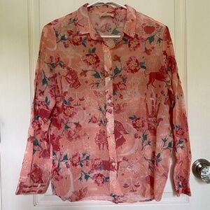 Sezane Pierro Top in Astro Astrology Print sz 38 (US 6)
